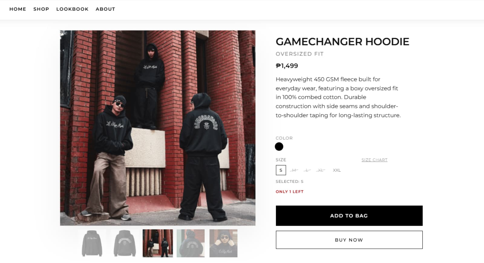 Lé Sage MNL product page interface